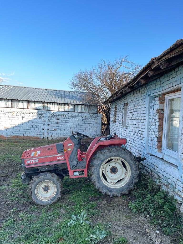 Мицубиши МТ26 Трактор, Ремарке, Плуг, Фреза, Косачка