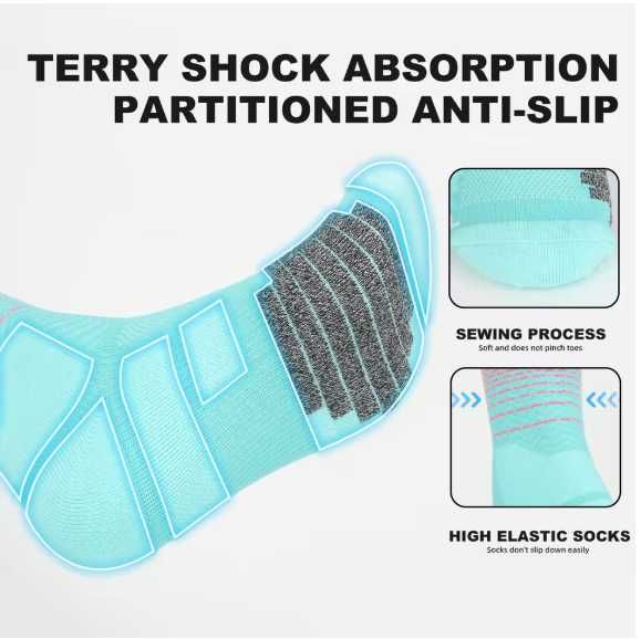 WRELS Спортни чорапи – омекотени, дишащи