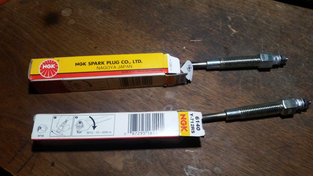 Свечи накала NGK для Nissan Terrano/Mistral двигатель TD-27