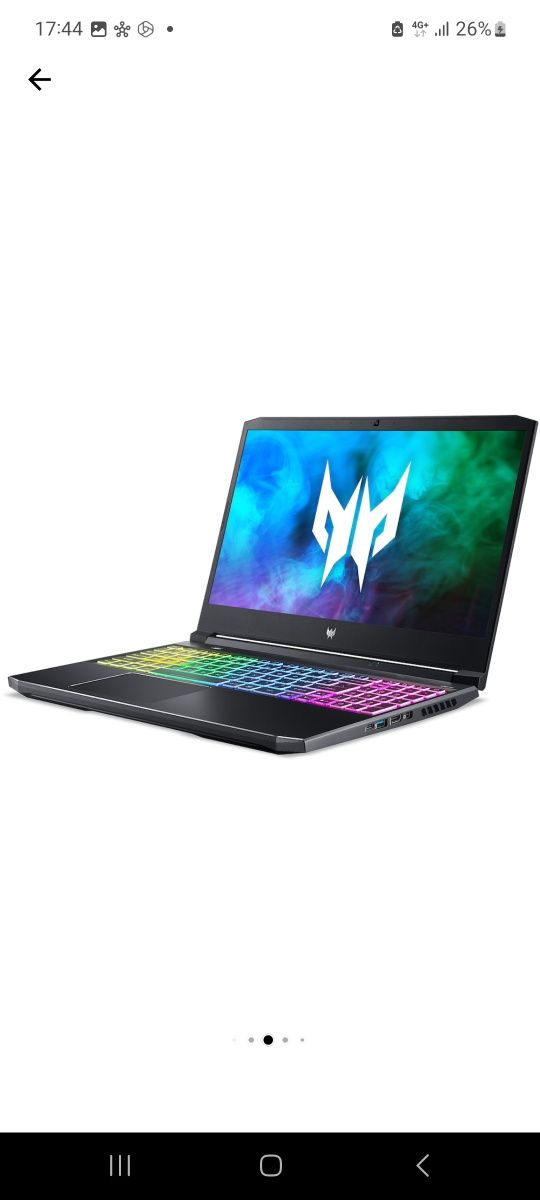 Laptop Acer Gaming Predator Helios 300