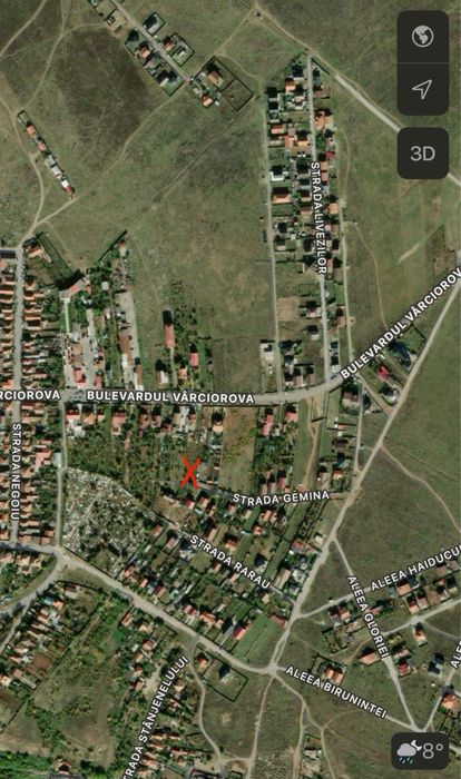 Teren 400 mp, zona Aeroport