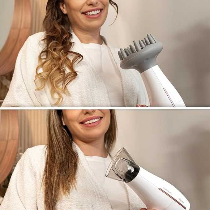 Сешоар за коса Cecotec IoniCare Power&Go 2000W сгъваем пълен комплект