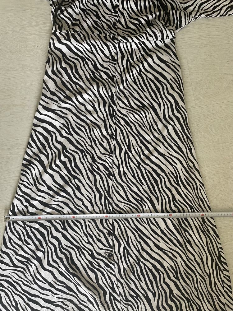 Rochie maxi imprimeu zebra
