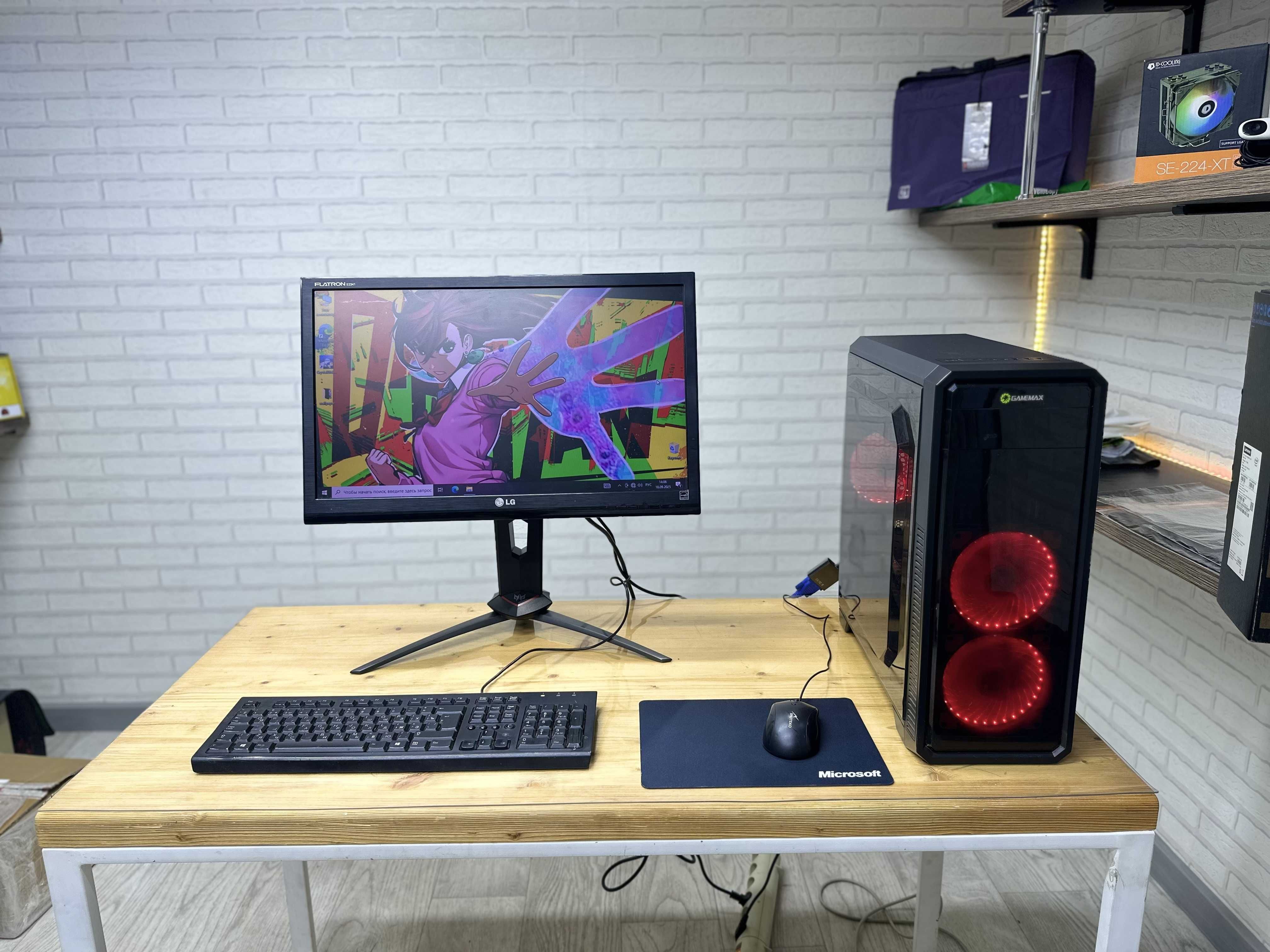 Игровой компьютер в полном комплекте