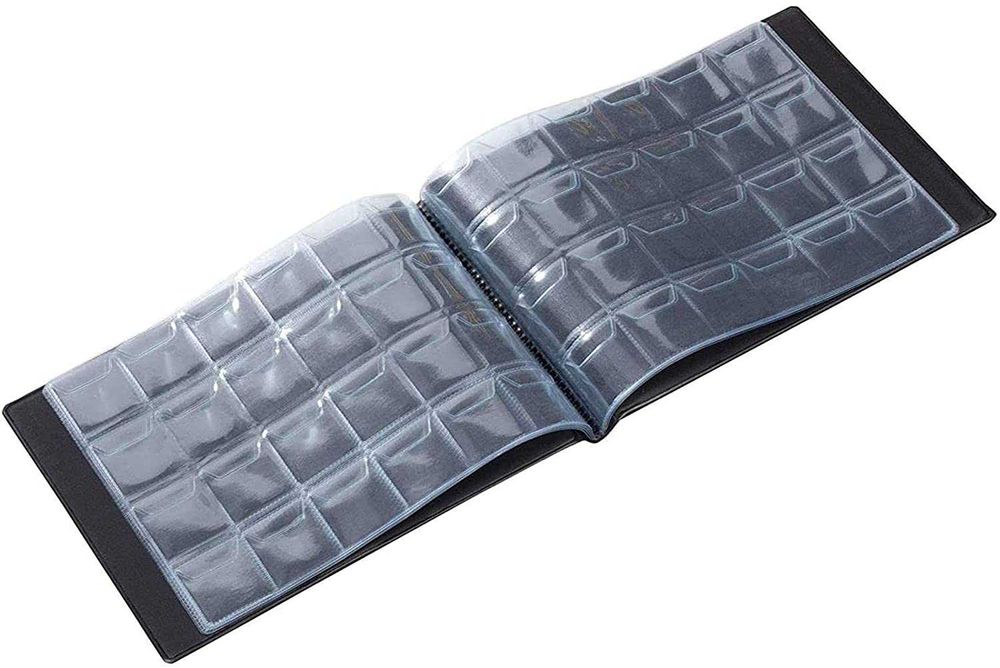 Album clasor colectie monede pentru colectionat 240 monezi numismatica