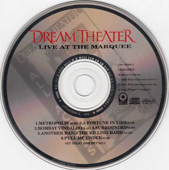 CD Dream Theater - Live at The Marquee 1993