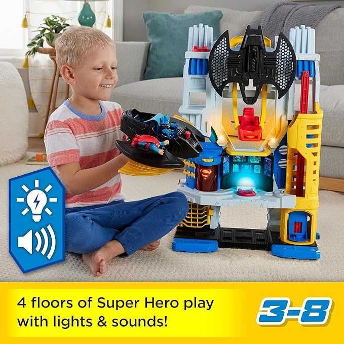 Голям комплект за игра Батман и Супермен Imaginext Fisher Price