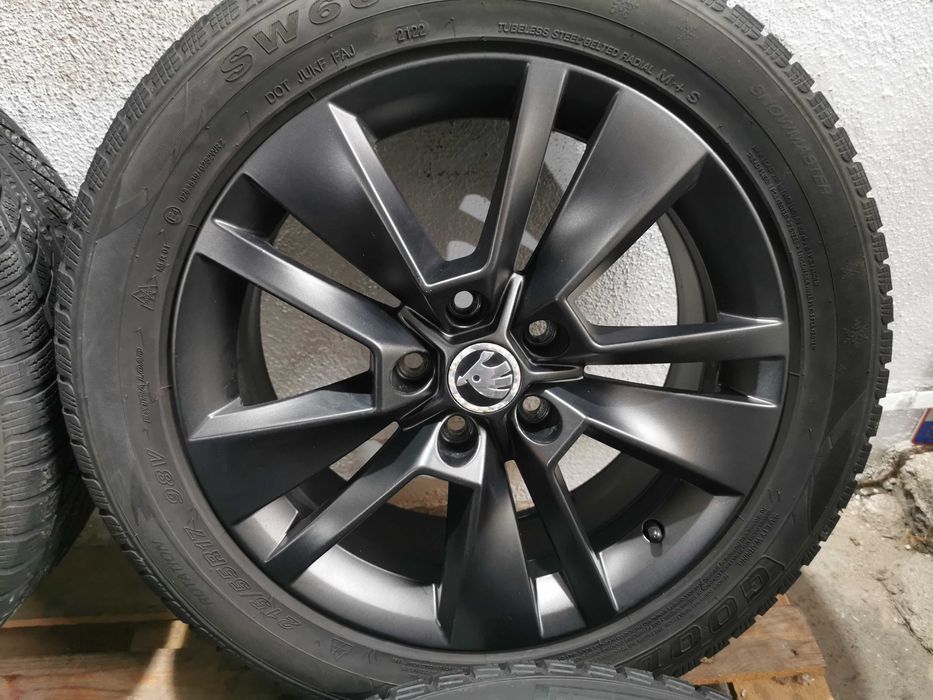 Jante Originale Skoda Karoq / Kodiaq . R 17 cu anvelope de iarna