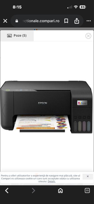 Imprimantă EcoTank L3211 cu rezervor de cerneală