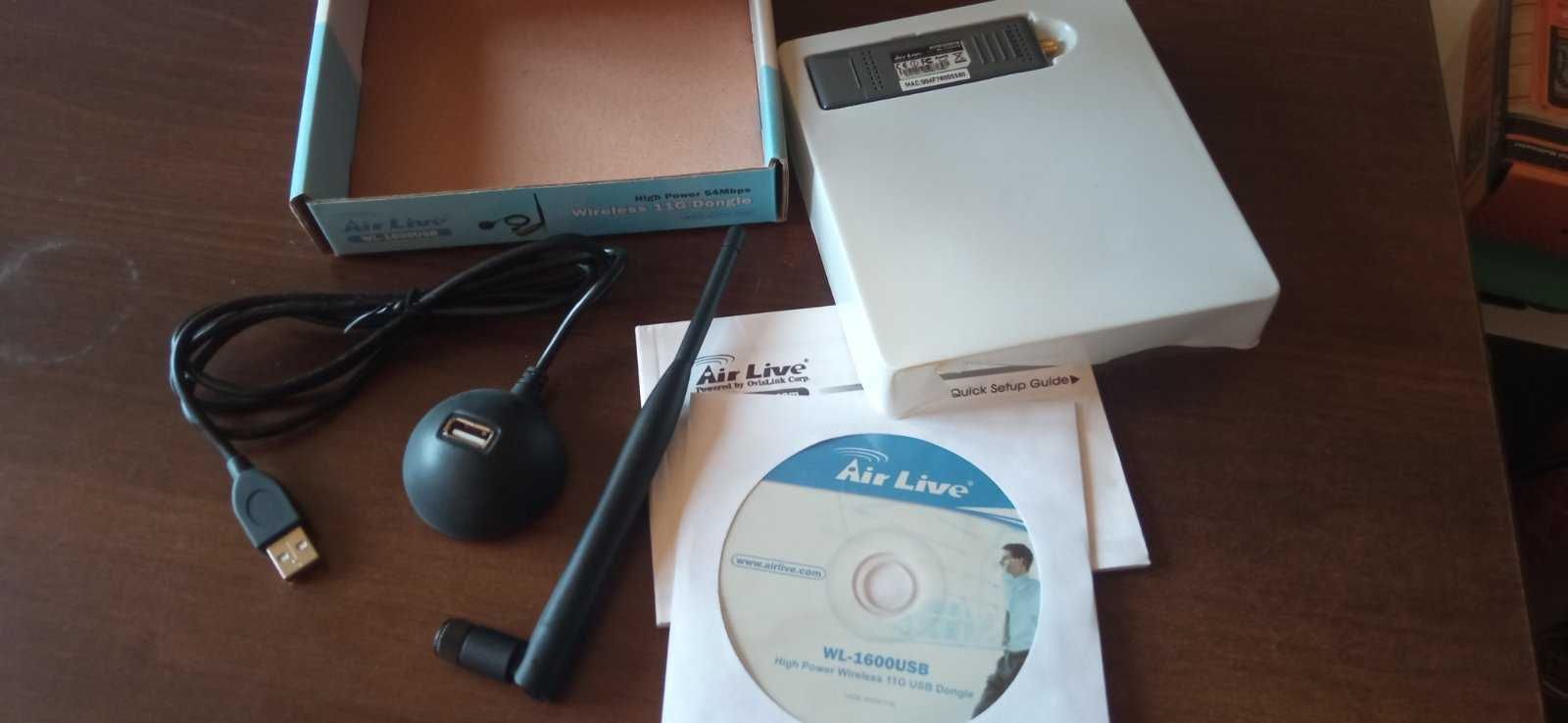 Air Live WL-1600USB Wifi 802.11b/g 54Mbps dongle адаптер