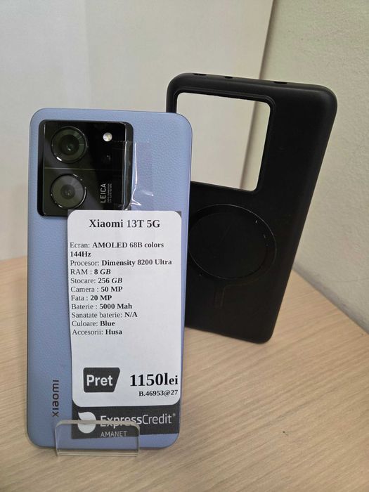 Xiaomi 13T 5G 256GB (AG27 b.46953)-Garantie 2 ani!