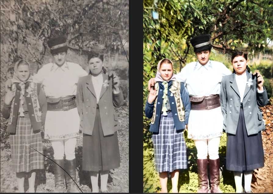 Prelucrare/restaurare/editare/colorizare fotografii noi si vechi