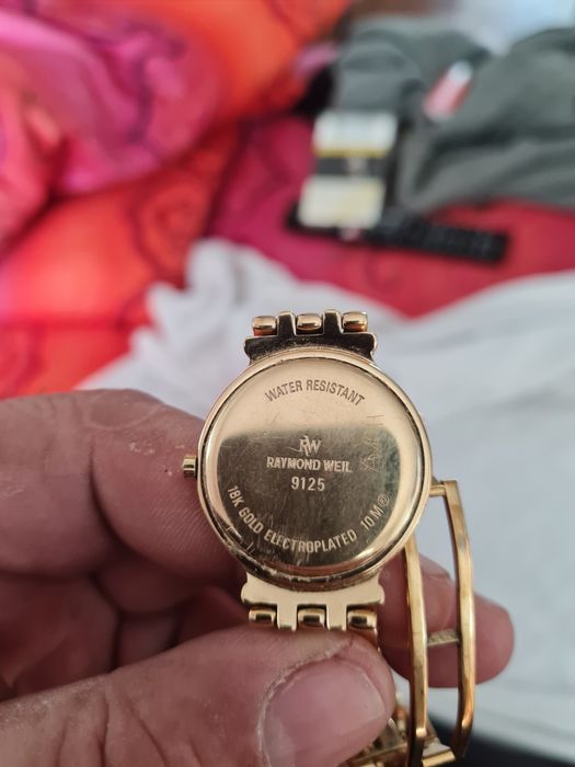 Ceas damă Raymond weil placat cu aur de 18 karate