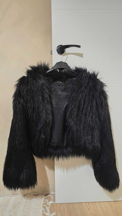 STAR by Julien Macdonald яке от изкуствен косъм