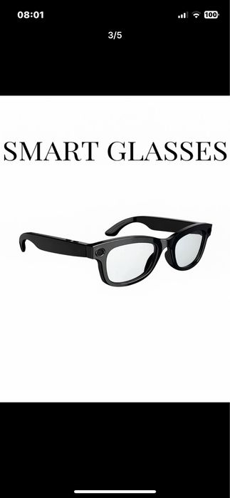 Smart glasses очки с камерой