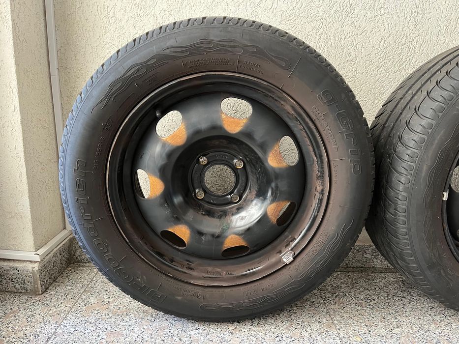 Jante tabla Citroen / Peugeot / Ford + anvelope BF Goodrich 215/55/R16