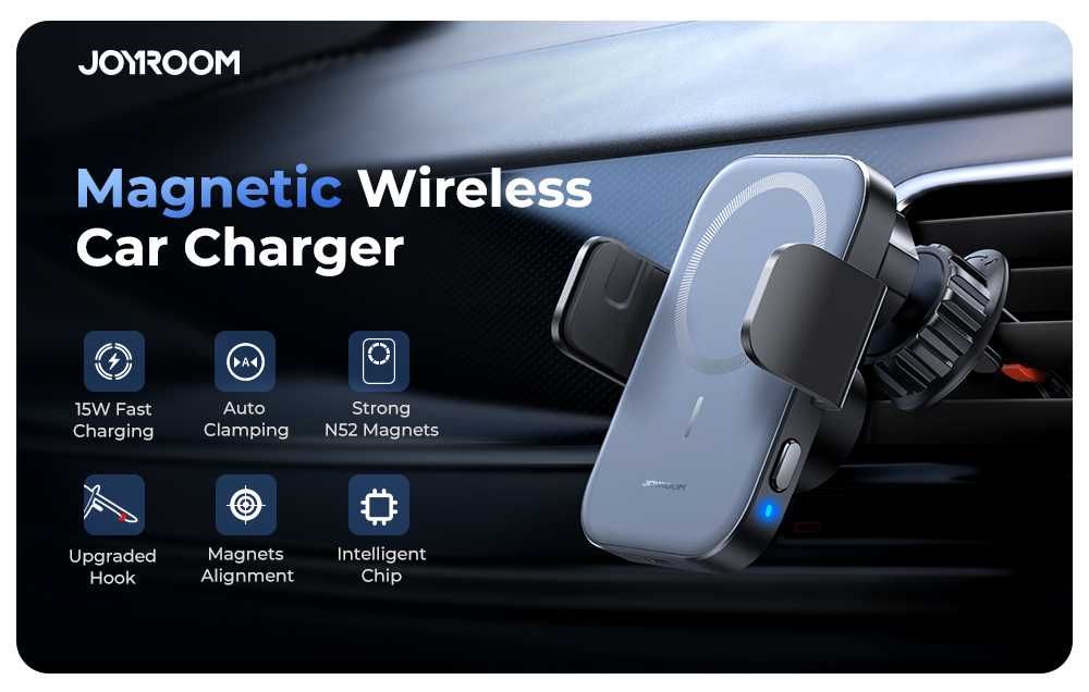 JOYROOM JR-ZS295 Магнитный Авто Держатель MagSafe iPhone 14/ 15 series