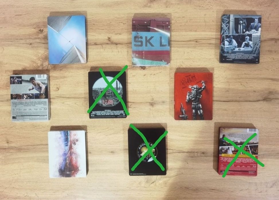 Steelbook bluray The Walk Argo Chappie Mulan Captain Phillips Fighting