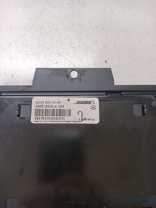 Amplificator audio MERCEDES-BENZ M-CLASS W163 1998 - 2005 A1638200189