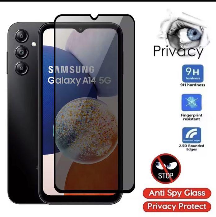 Folie din sticla PRIVACY pt. Samsung Galaxy A14 4G , A34 , A54 5G