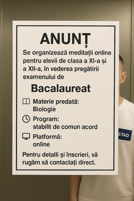 Meditatii biologie 11-12 online