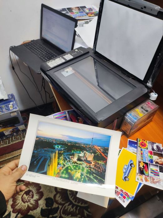 Epson L 7300 Tx dyuzi 100% rasmlarga qarang chiqarishi idialni.450 ta