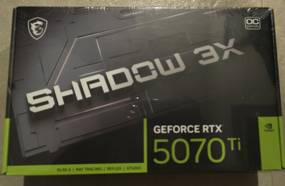 Видеокарта MSI Geforce RTX 5070 ti, 16GB