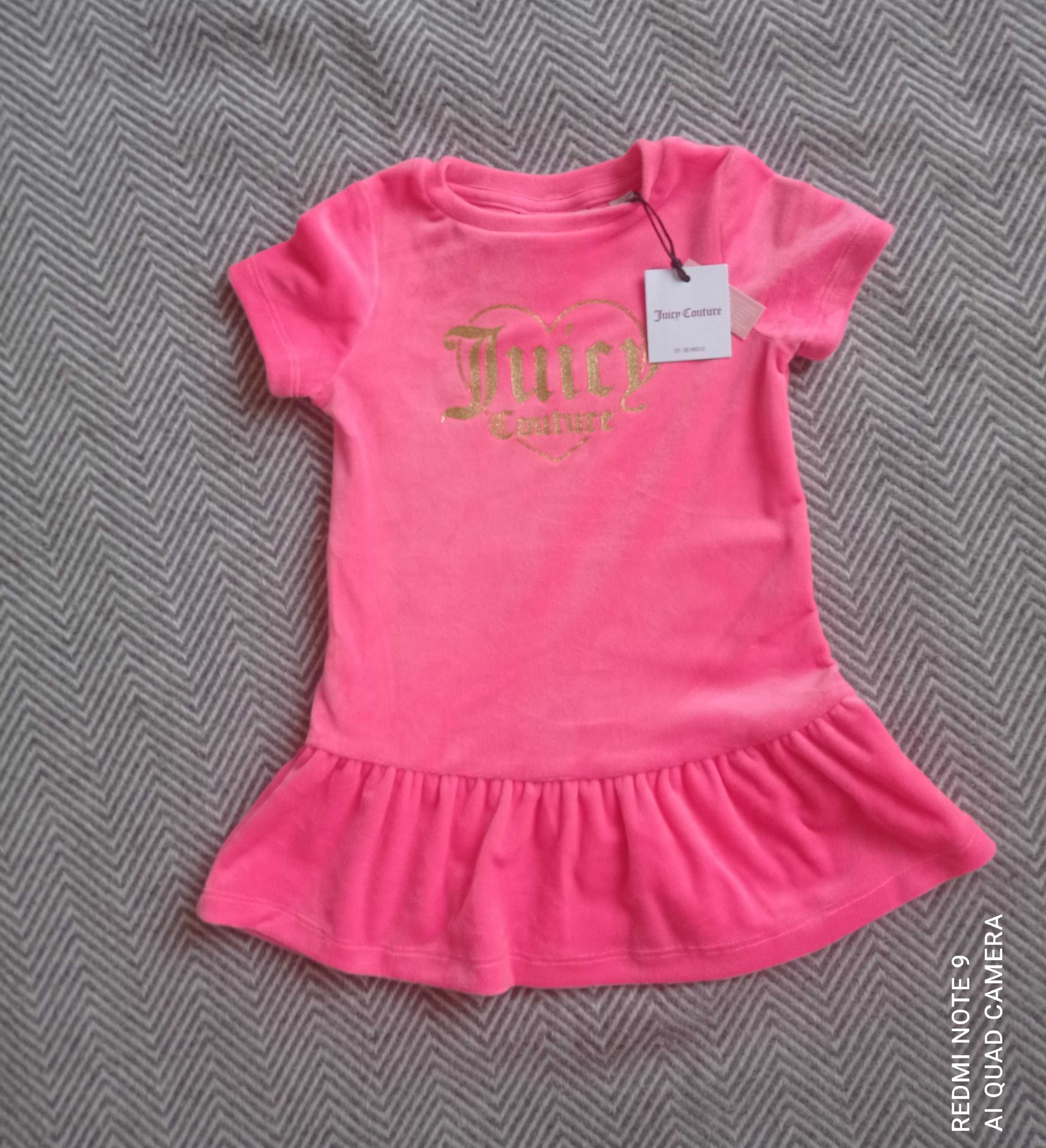 Juicy Couture рокля плюш 12м