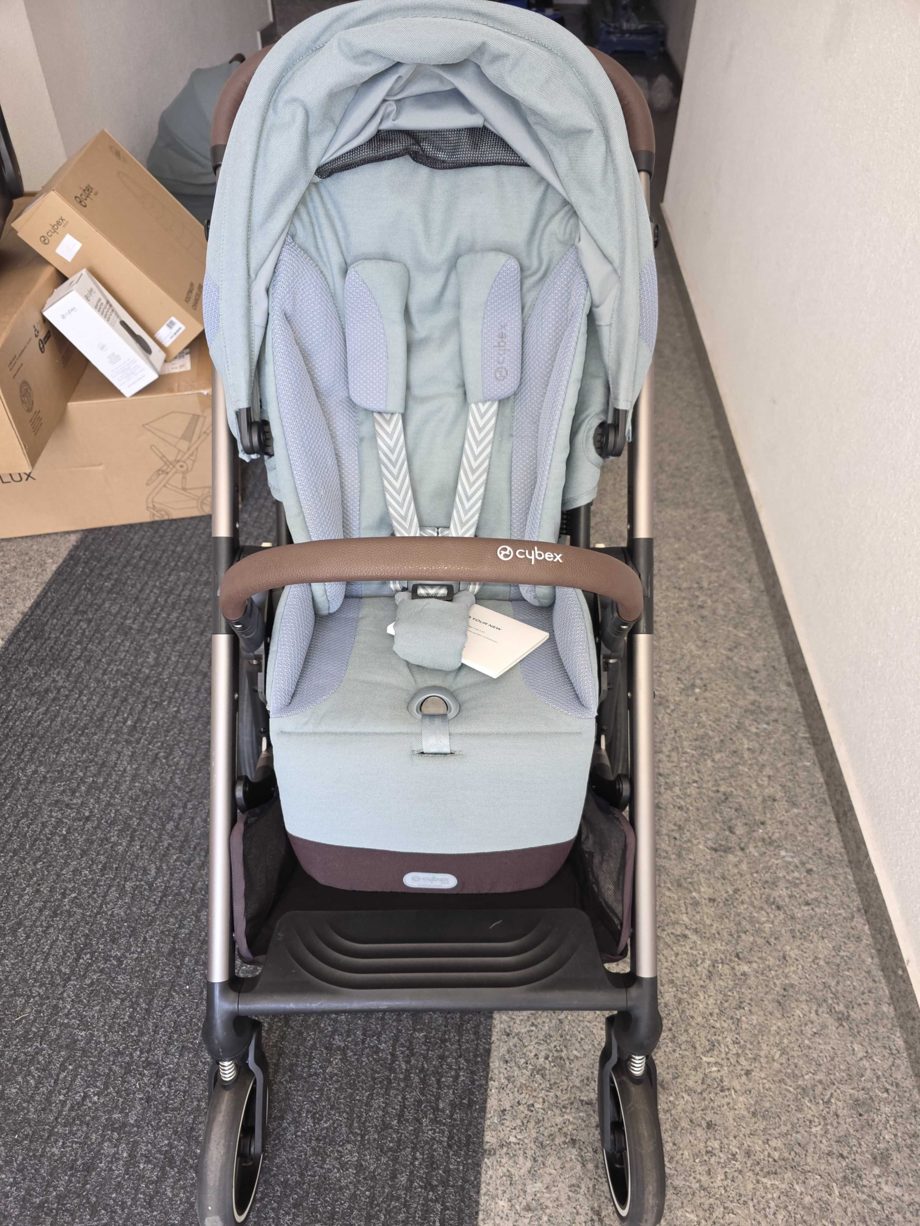Cybex Balios Lux sky blue 2023 – ПЪЛЕН КОМПЛЕКТ!