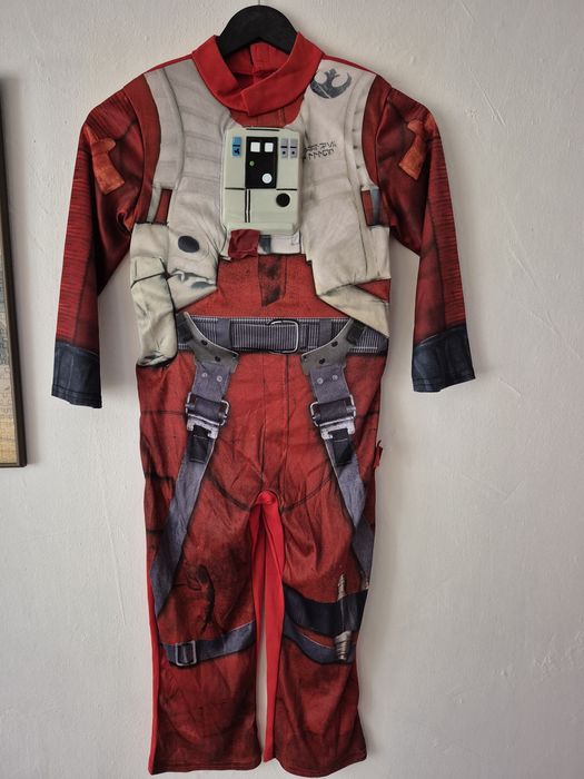 Нов детски костюм  X-WING POE RUBIES STAR WARS , размер 5-6г и 7-8г