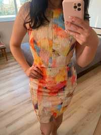 Шарена рокля H&M, 38 размер