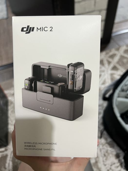 Микрофон DJI Mic 2 (2 TX + 1 RX + Charging Case) черный