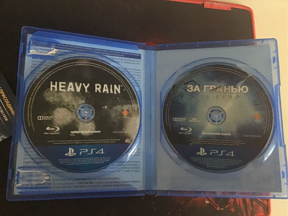 Игра на PS4 “Heavy rain: за гранью две души»