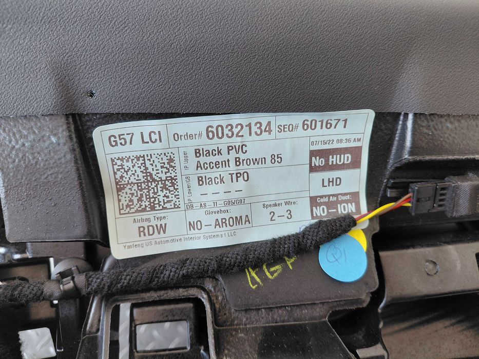 Ново Арматурно Табло BMW G05 LCI G07 LCI Facelift без Head Up