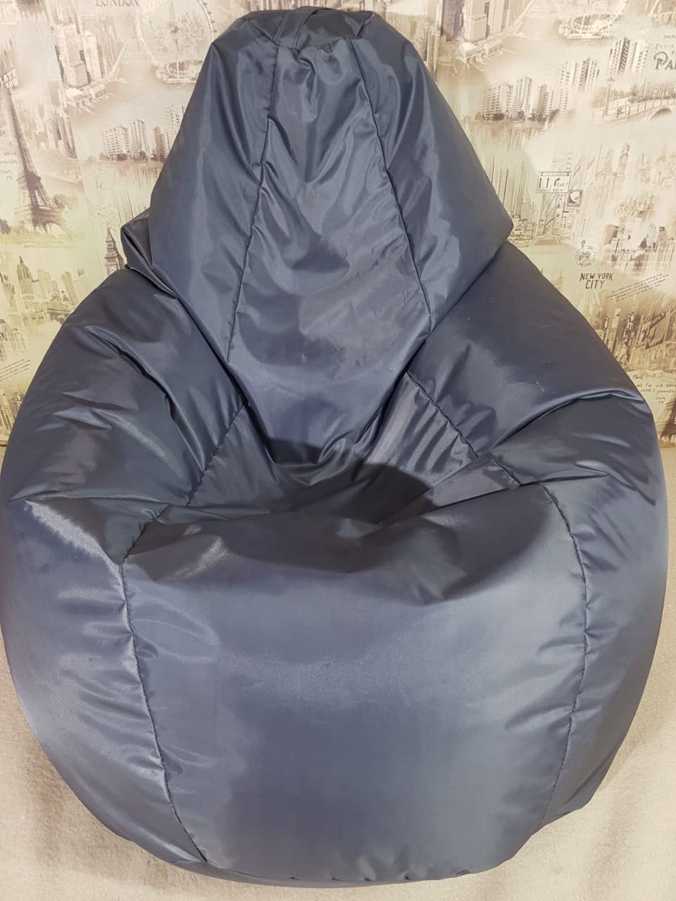 Puf Bean Bag Design Para Fotoliu Perna textil impermeabil NOU