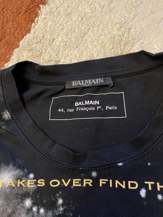 Tricou Balmain Paris(Nu gucci yzy amiri burlon versace lv)