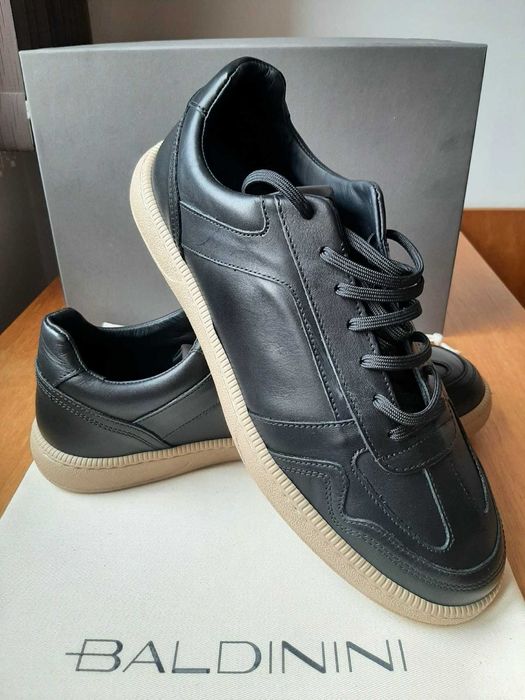 Мъжки кожени обувки Baldinini Sneakers in Black