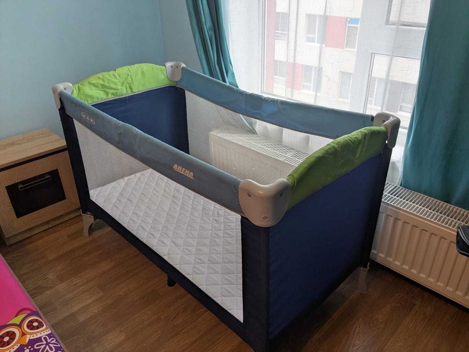 Pătuț / Țarc de Joacă Pliabil - Ideal pentru Somn și Activități