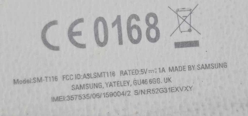 Tableta - Samsung SM-T116 - 8 inch - impecabila
