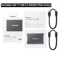 SSD Samsung T7 500 Gb extern , ca Nou , 33 luni garantie