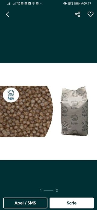 Hrana crapi Koi Și carasi, sturion și Pastrav.