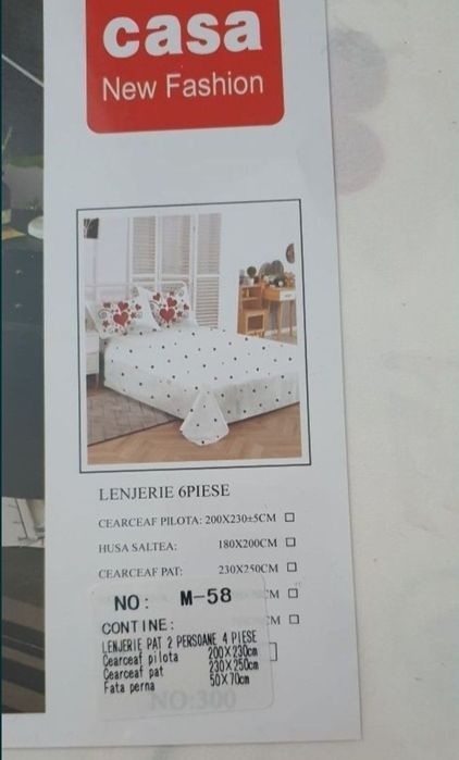 Lenjerie pentru pat dublu