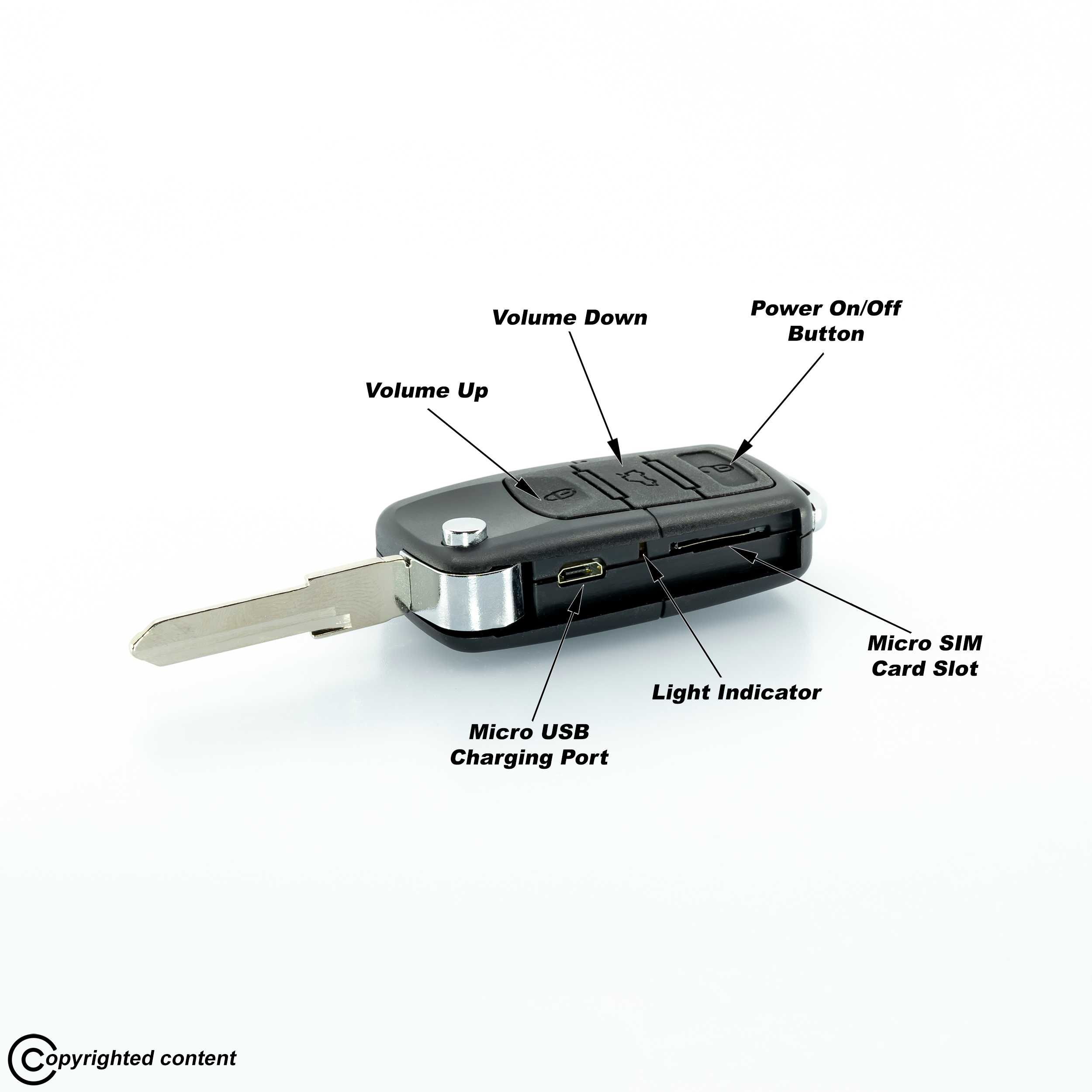 Cheie Auto GSM cu casca de copiat fara fire - Sisteme de Copiat Casti