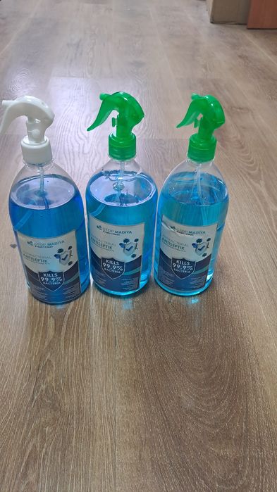 Atiseptic на 99% дезинфицирует жидкий спрей и гель для рук