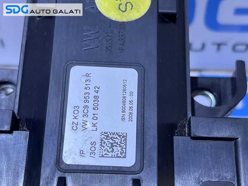 Maneta Manete Semnalizare Stergatoare Faza Lunga Scurta Tempomat Pilot Automat VW Passat B6 Berlina Sedan 2005 - 2010 Cod 3C9953507AT 3C9953513R