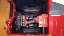 Pistol popnituri Hilti rt6 23 nuron. 2 baterii si cutie