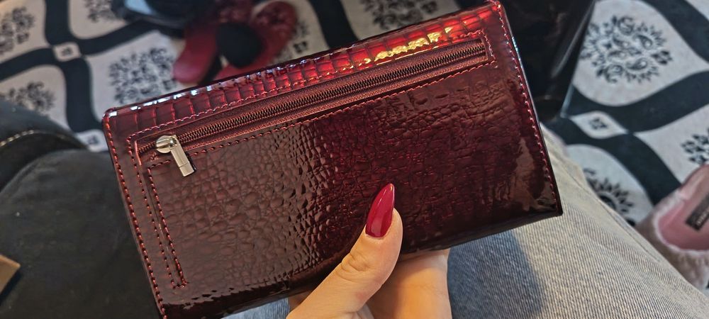 Дамско портмоне, бордо