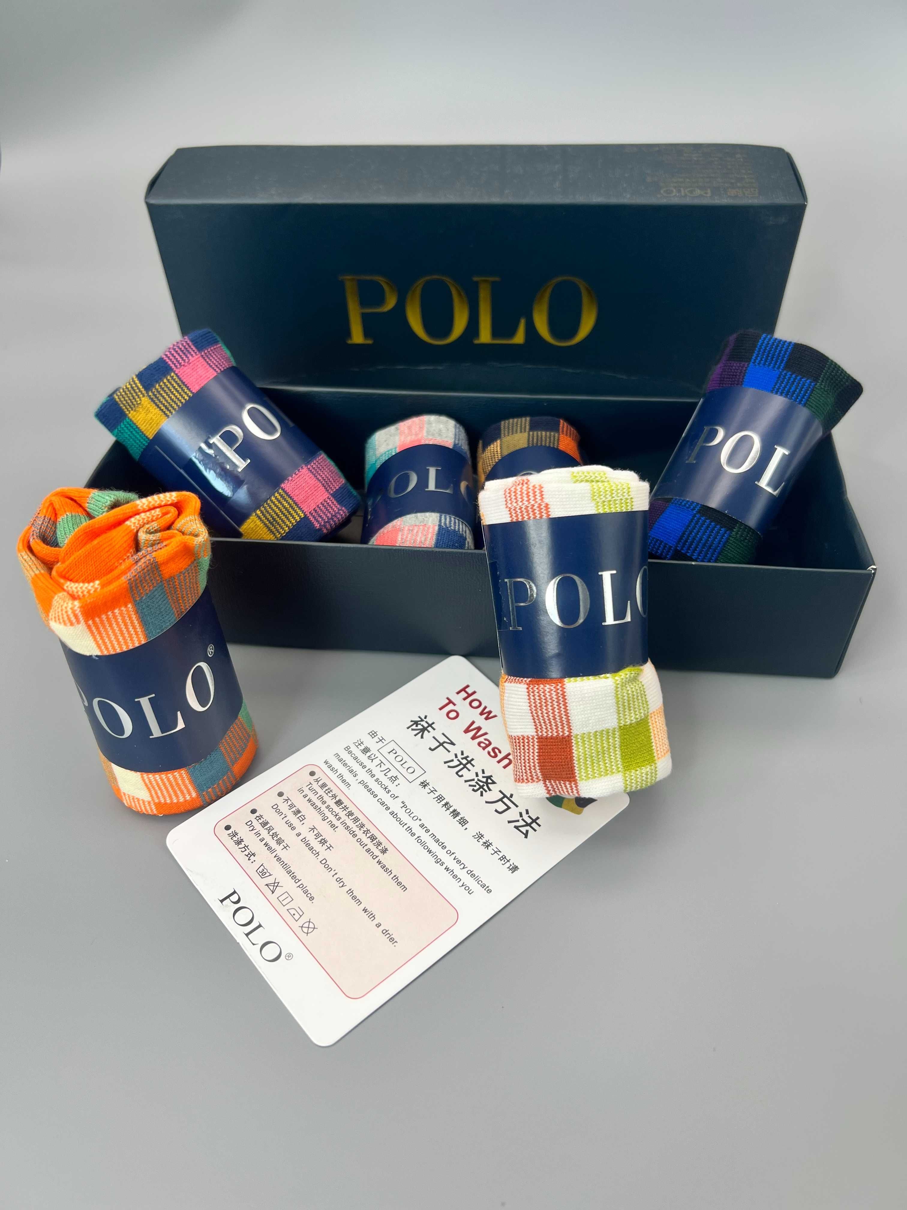 Оригинальны носки от Премиум бренда POLO в подарочной коробке.