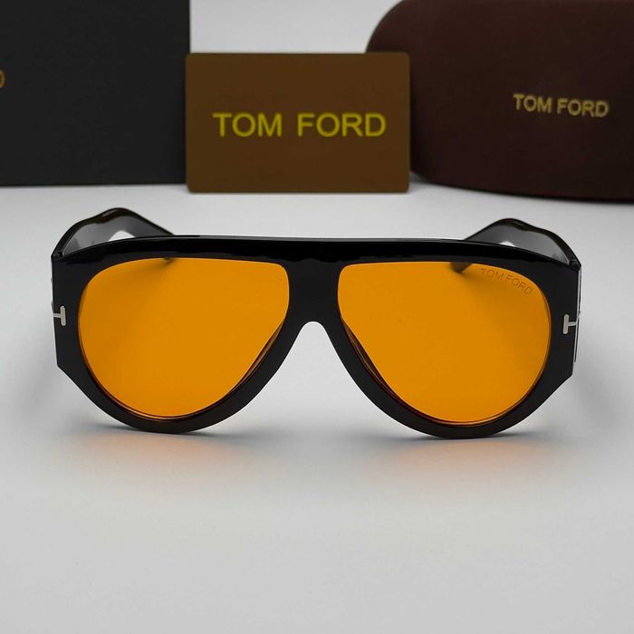 Слънчеви очила Tom Ford Mask Limited черно и червено Големи UV400 CE