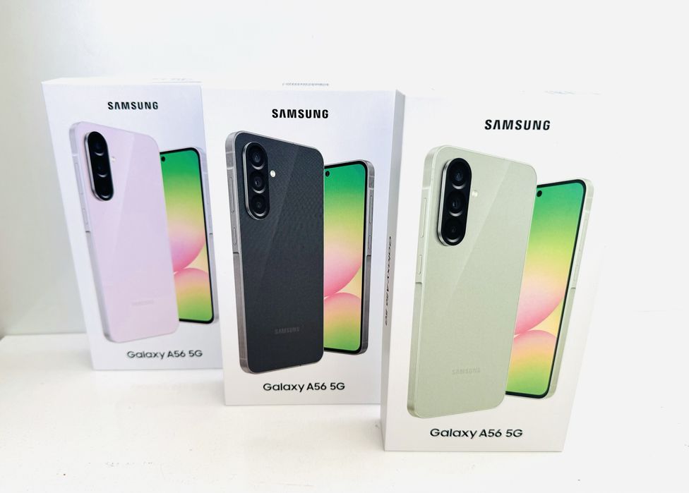 НОВ! Samsung Galaxy A56 5G 128GB Graphite / Pink / Olive 2г.ГАРАНЦИЯ!